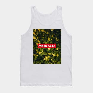 Meditate green 02 Tank Top